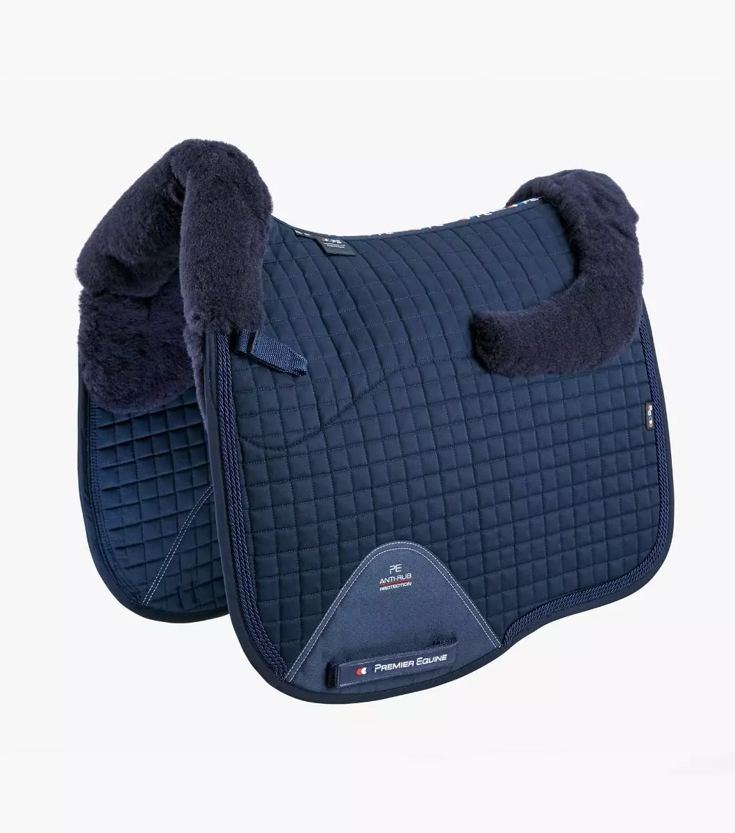 Premier Equine Close Contact Merino Wool European Saddle Pad - Dressage Square