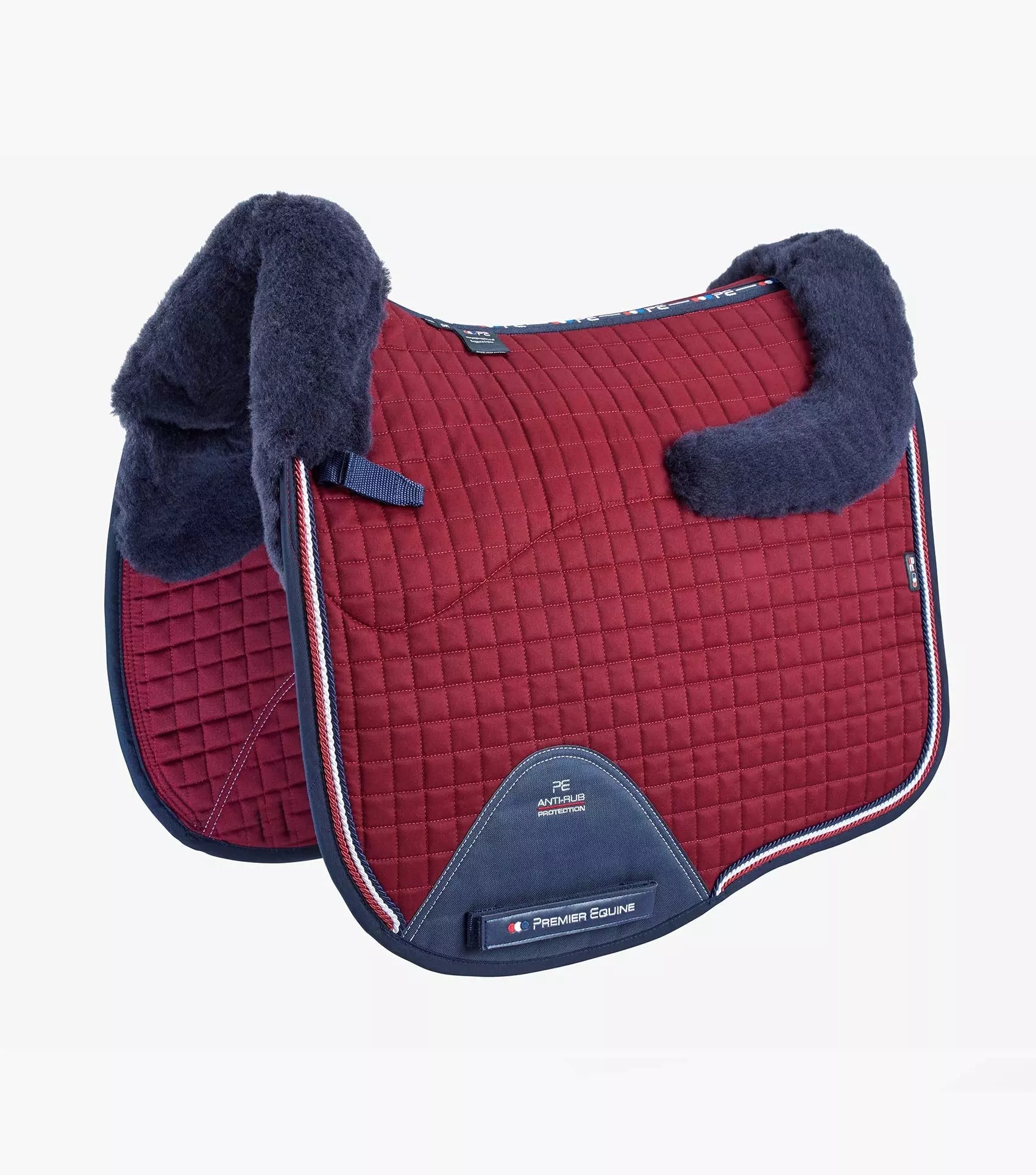 Premier Equine Close Contact Merino Wool European Saddle Pad - Dressage Square