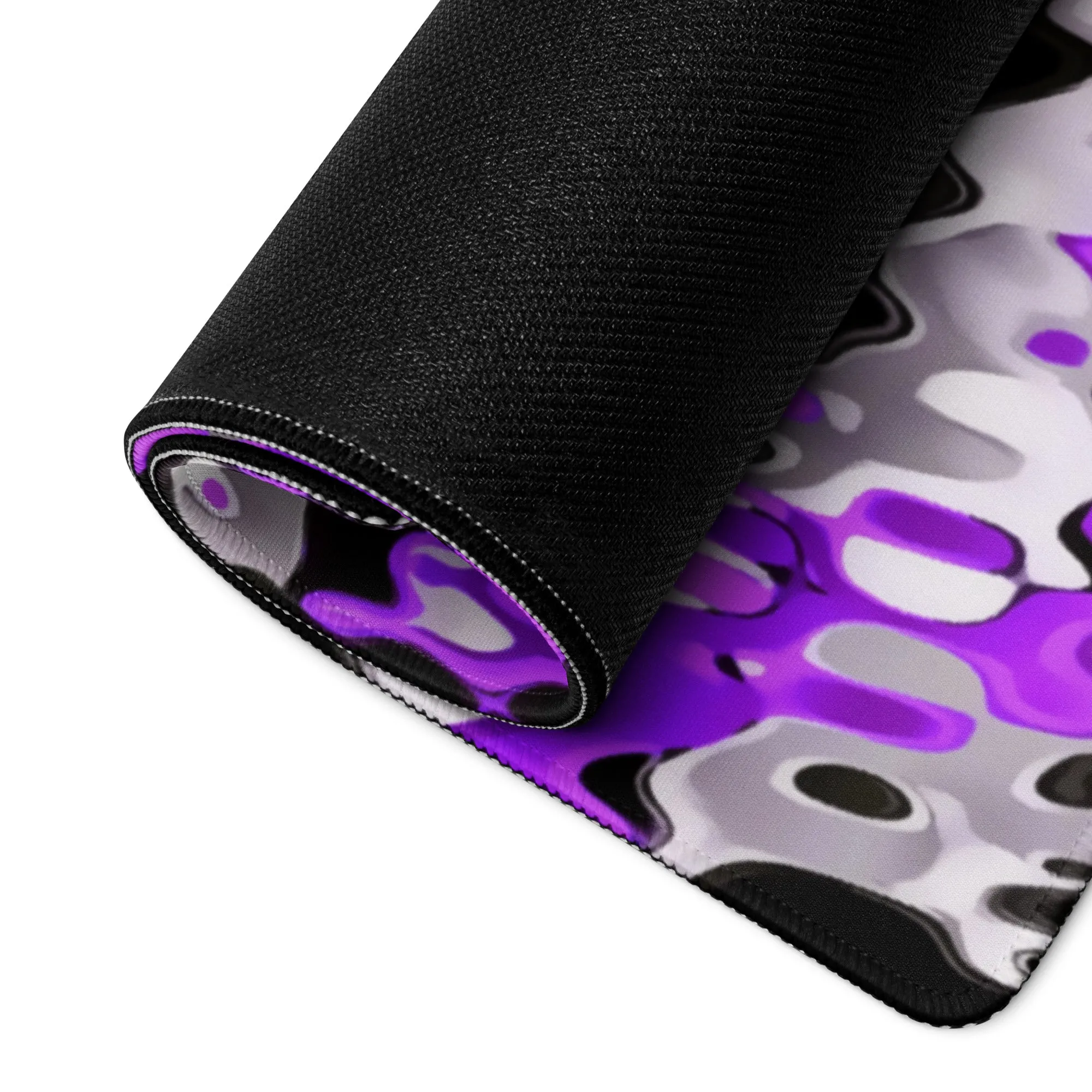 Purple Rave Drip Gaming Mouse Pad