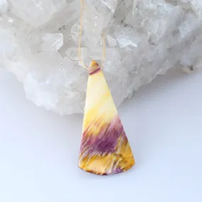 Purple SPINY OYSTER PENDANT Teardrop Component