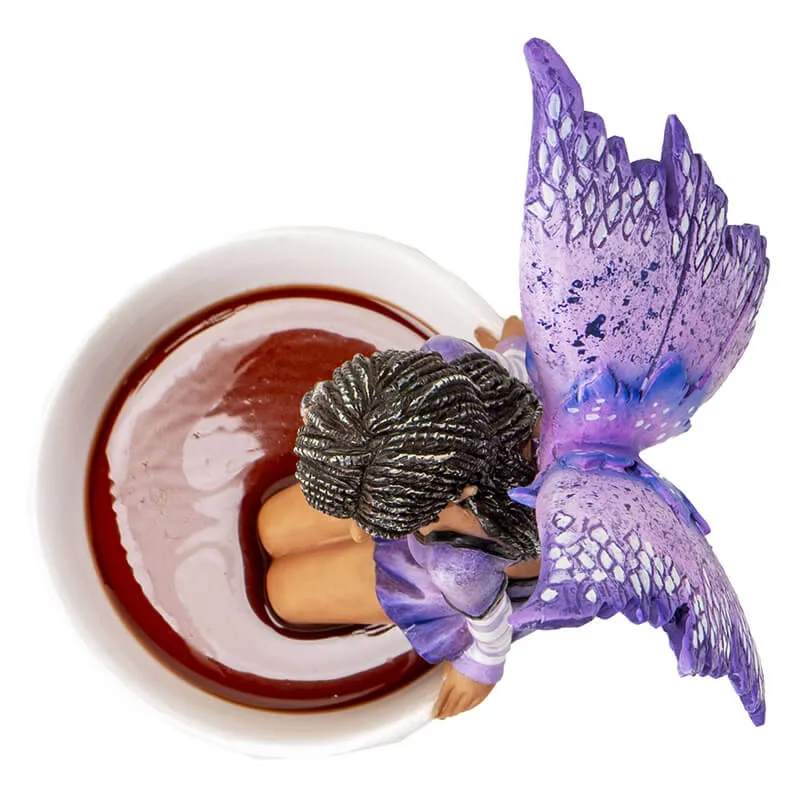 Purple Tea Fairy Figurine