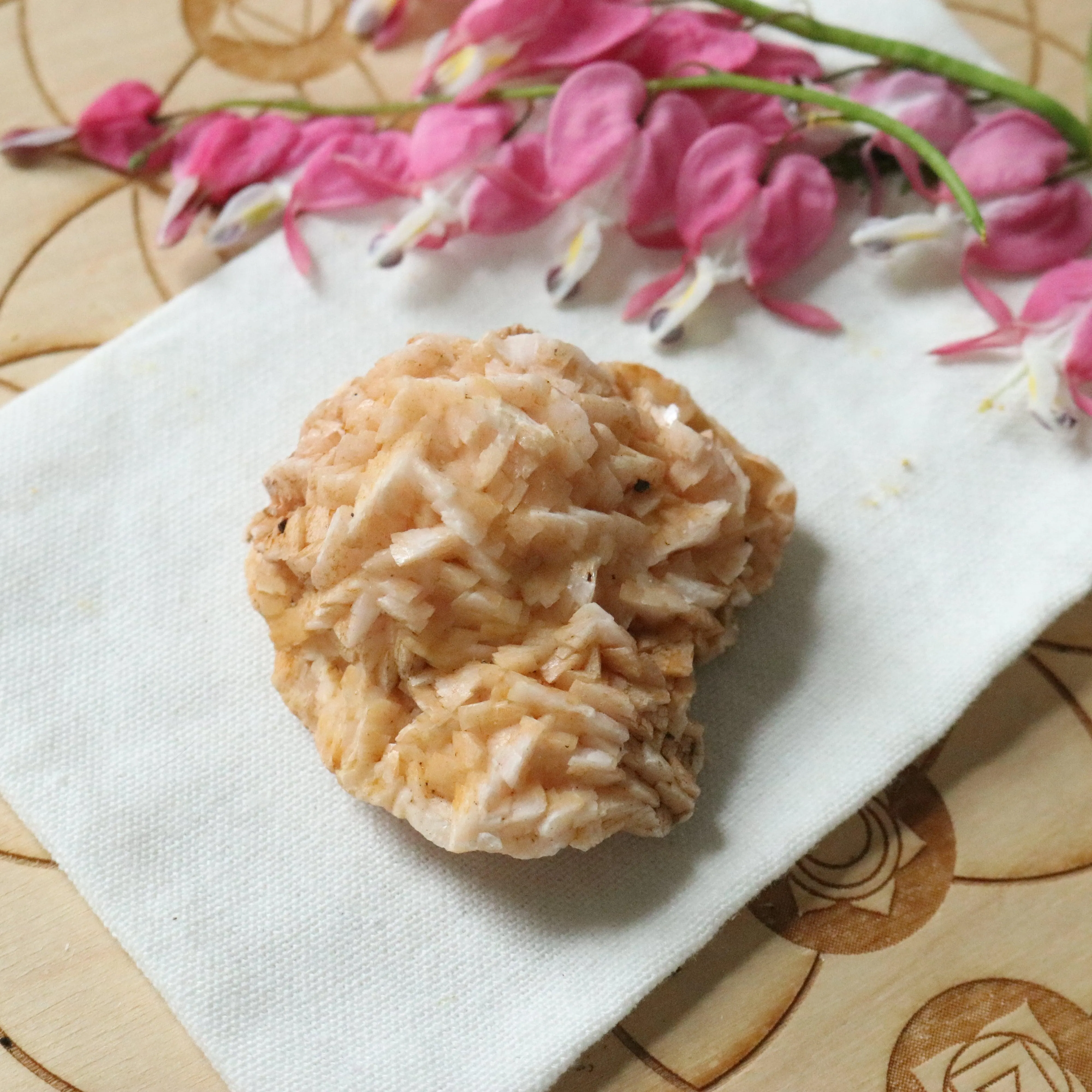 Raw Peachy Pink Dolomite Specimen~ Chakra Balancing Stone