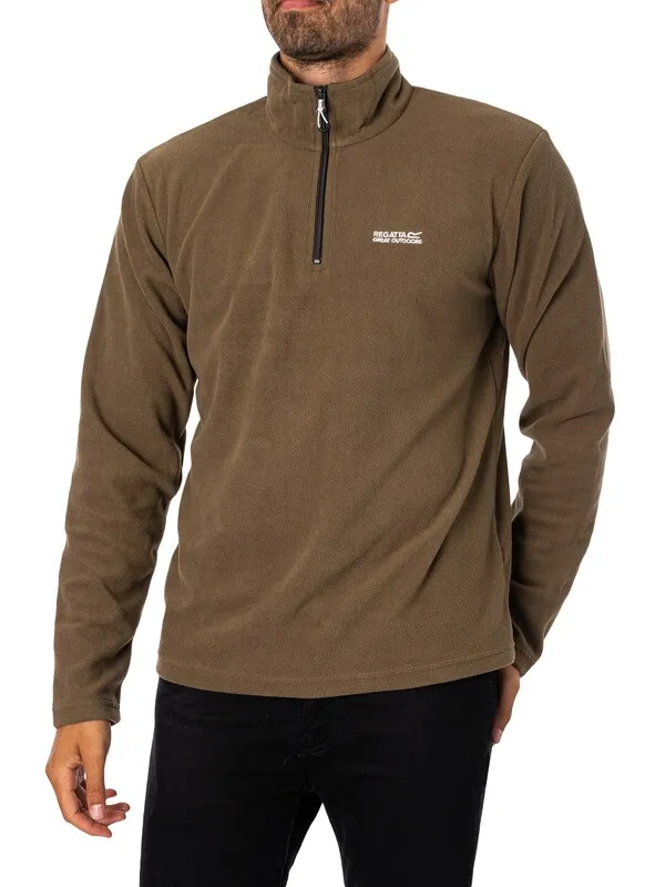 Regatta Thompson Fleece Zip Sweatshirt - Crocodile