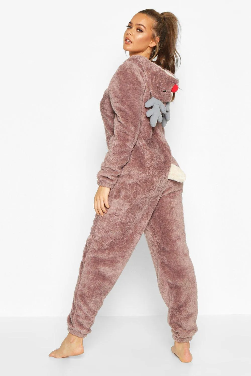 Reindeer Fleece Onesie