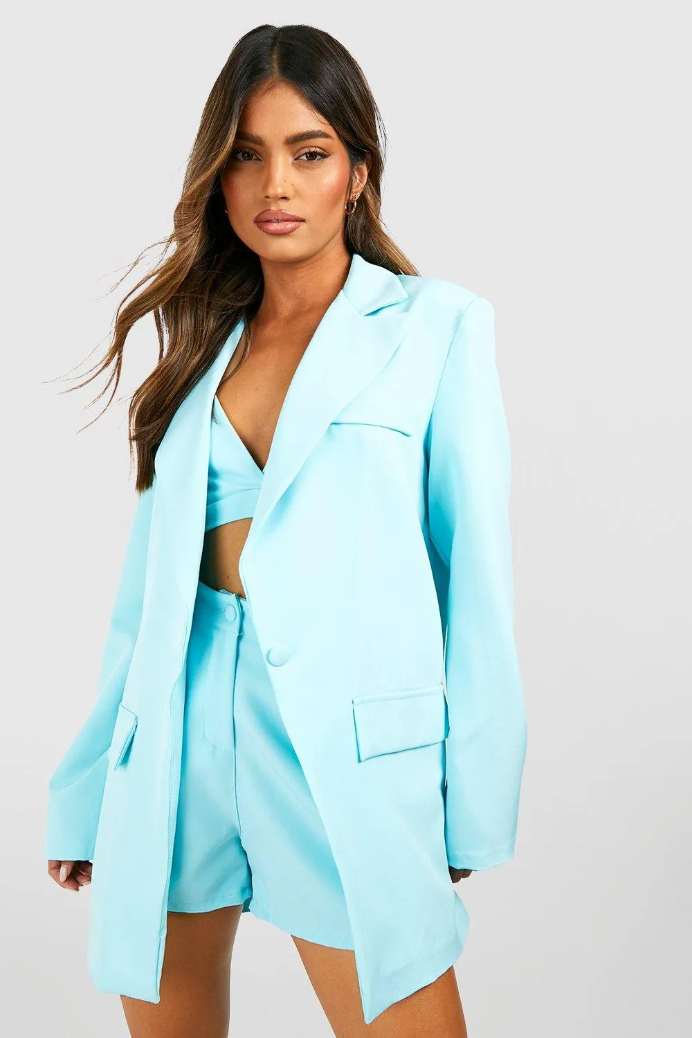 Relaxed Fit Oversized Tailored Blazer