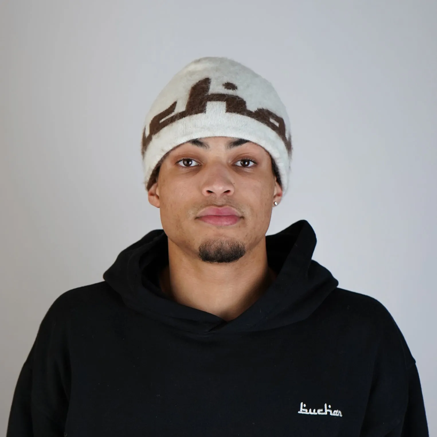 Reversible Beanie - Brown