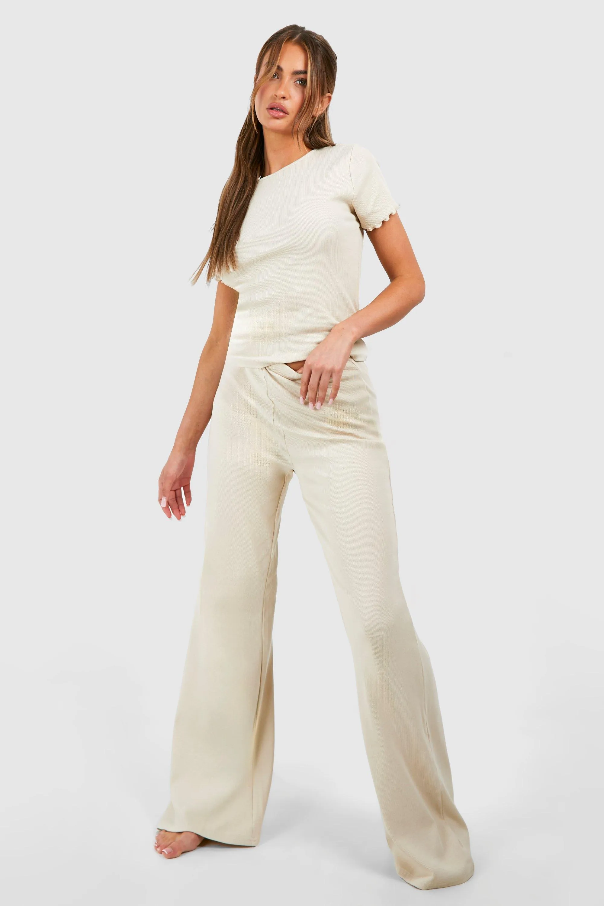 Rib Flare Lounge Pants