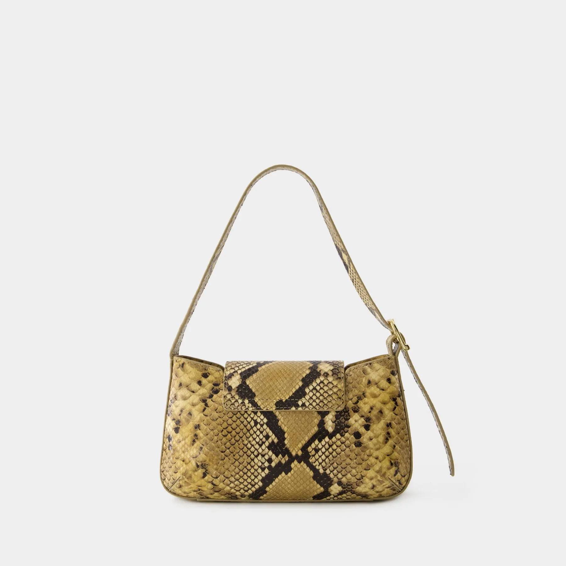 Rouje  Baguette Shoulder Bag - Rouje - Leather - Naturel Python