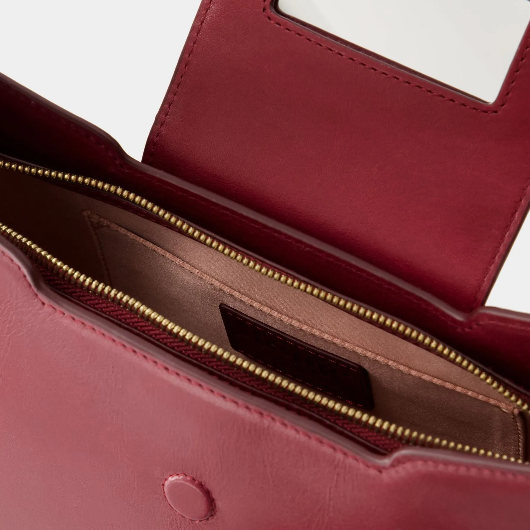 Rouje  Bobo Shoulder Bag - Rouje - Leather - Burgundy