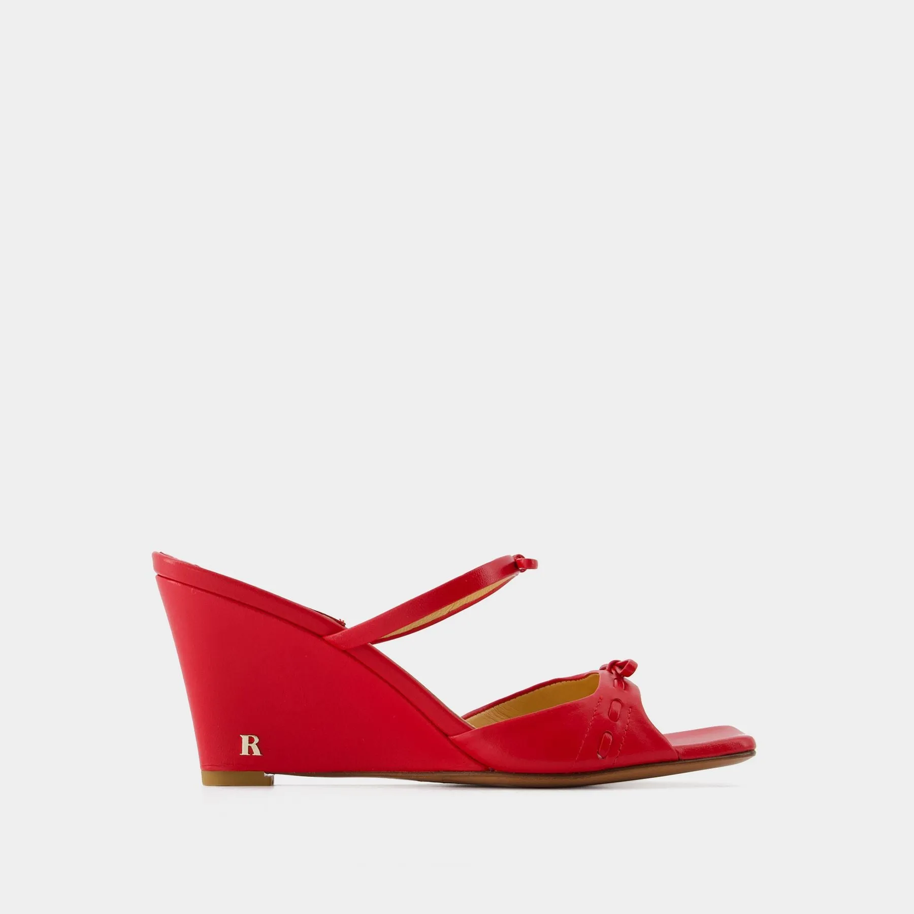 Rouje  Eve Pumps - Rouje - Leather - Red