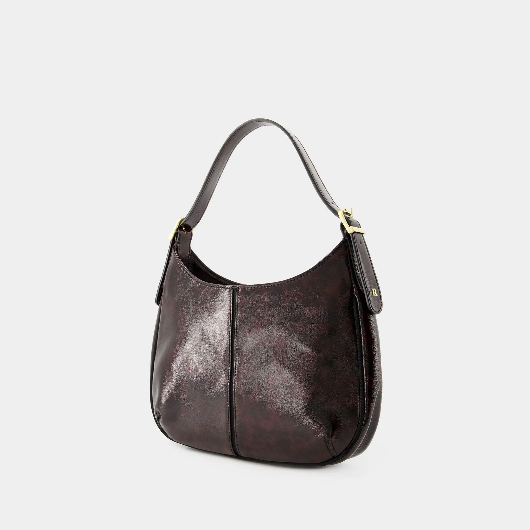 Rouje  Frenchy Hobo Bag - Rouje - Leather - Black Turtle