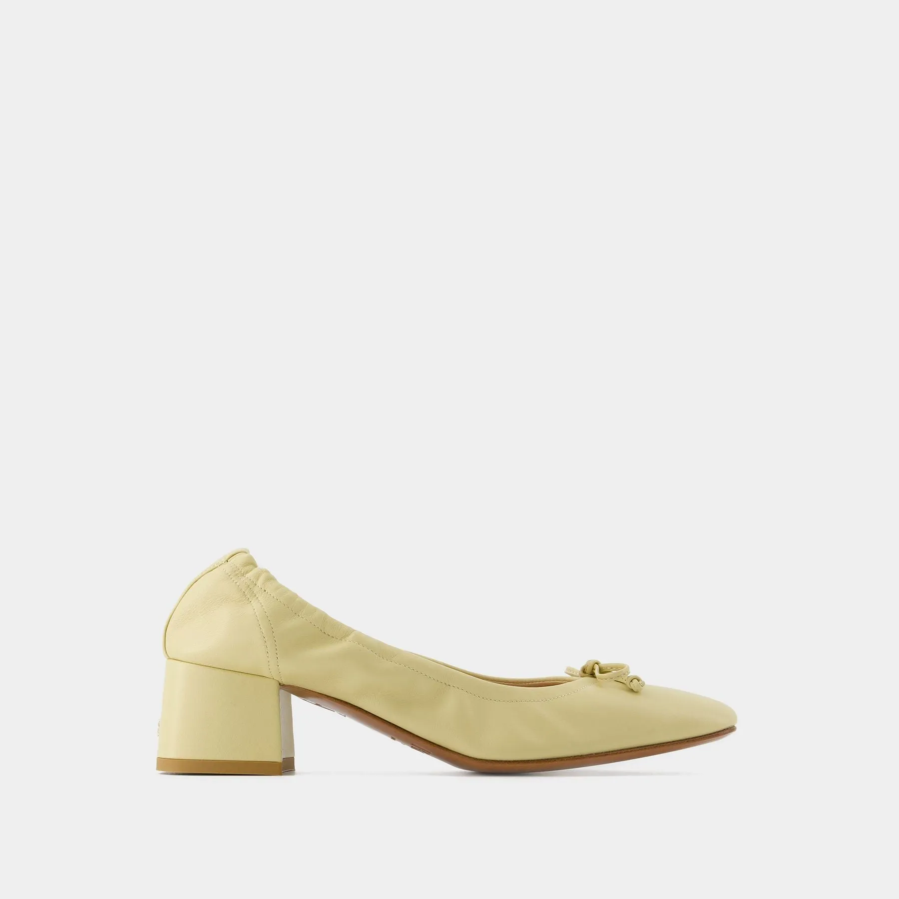 Rouje  Nicoise Pumps - Rouje - Leather - Beige