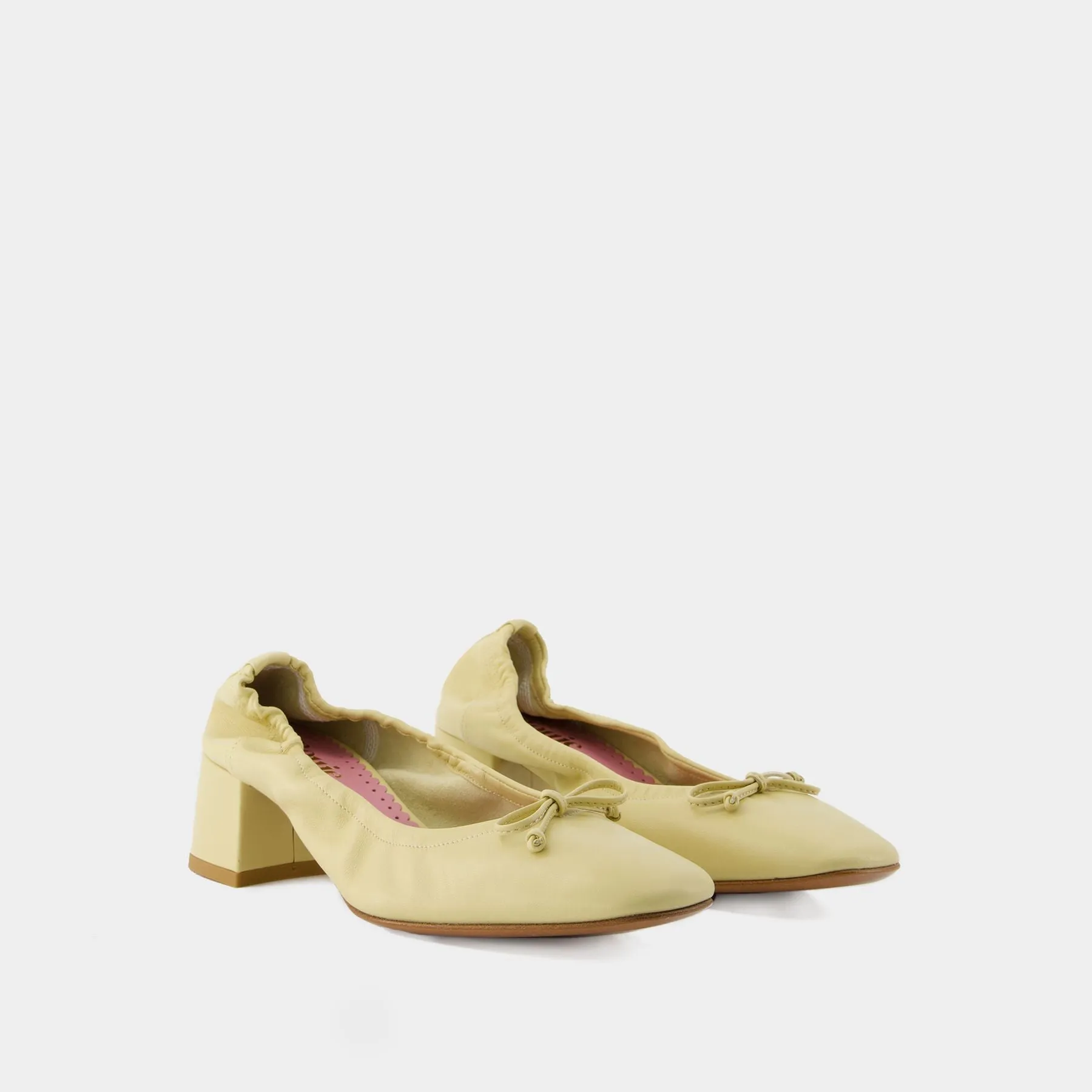 Rouje  Nicoise Pumps - Rouje - Leather - Beige