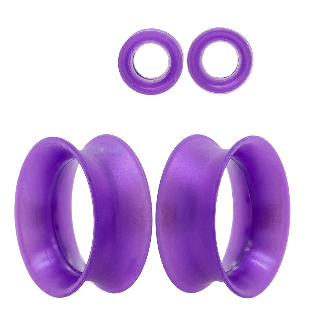 Silicone Skin Eyelets - Royal Purple Pearl