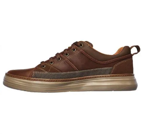 Skechers MEN'S MORENO-PENCE Dark Brown