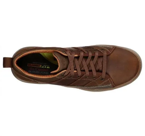 Skechers MEN'S MORENO-PENCE Dark Brown