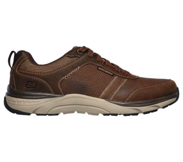 Skechers MEN'S RELAXED FIT SENTINAL-LUNDER Dark Brown