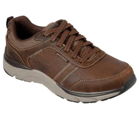 Skechers MEN'S RELAXED FIT SENTINAL-LUNDER Dark Brown