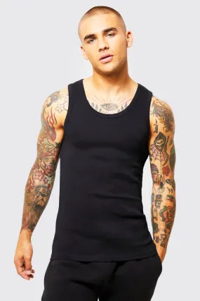 Slim Fit Interlock Vest