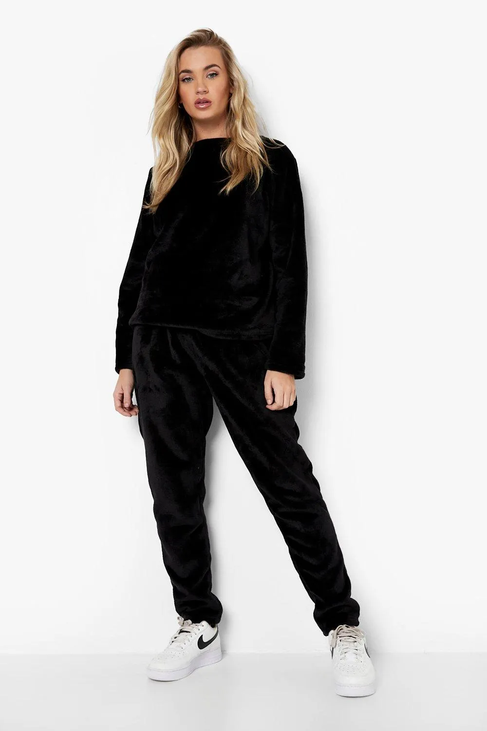 Soft Fleece Crew Neck & Pants Set