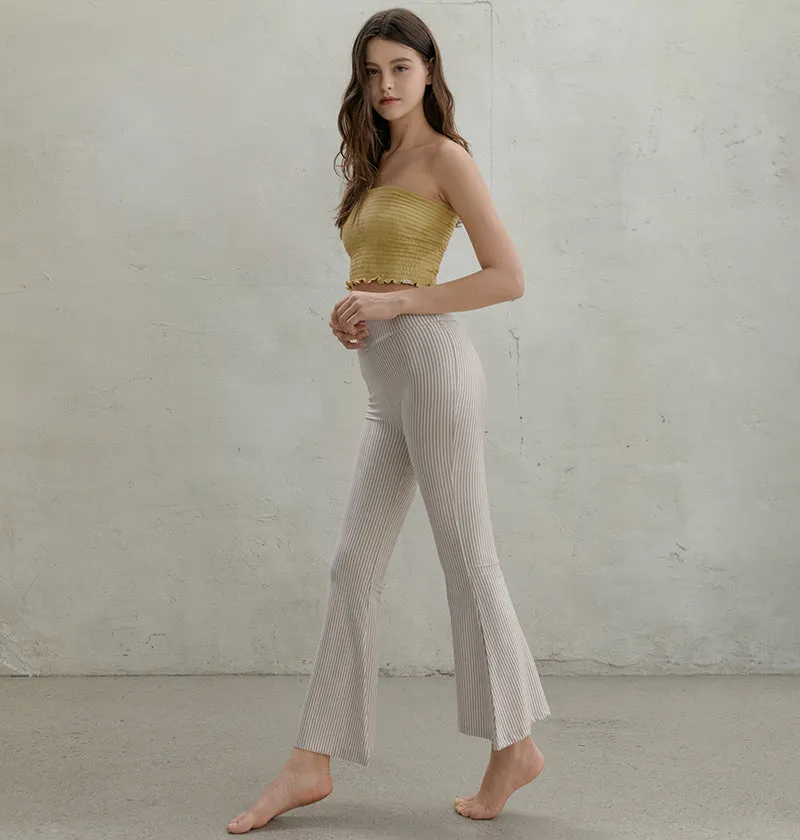 SS23 Conch Wear Stripe Bootcut Banding Pants