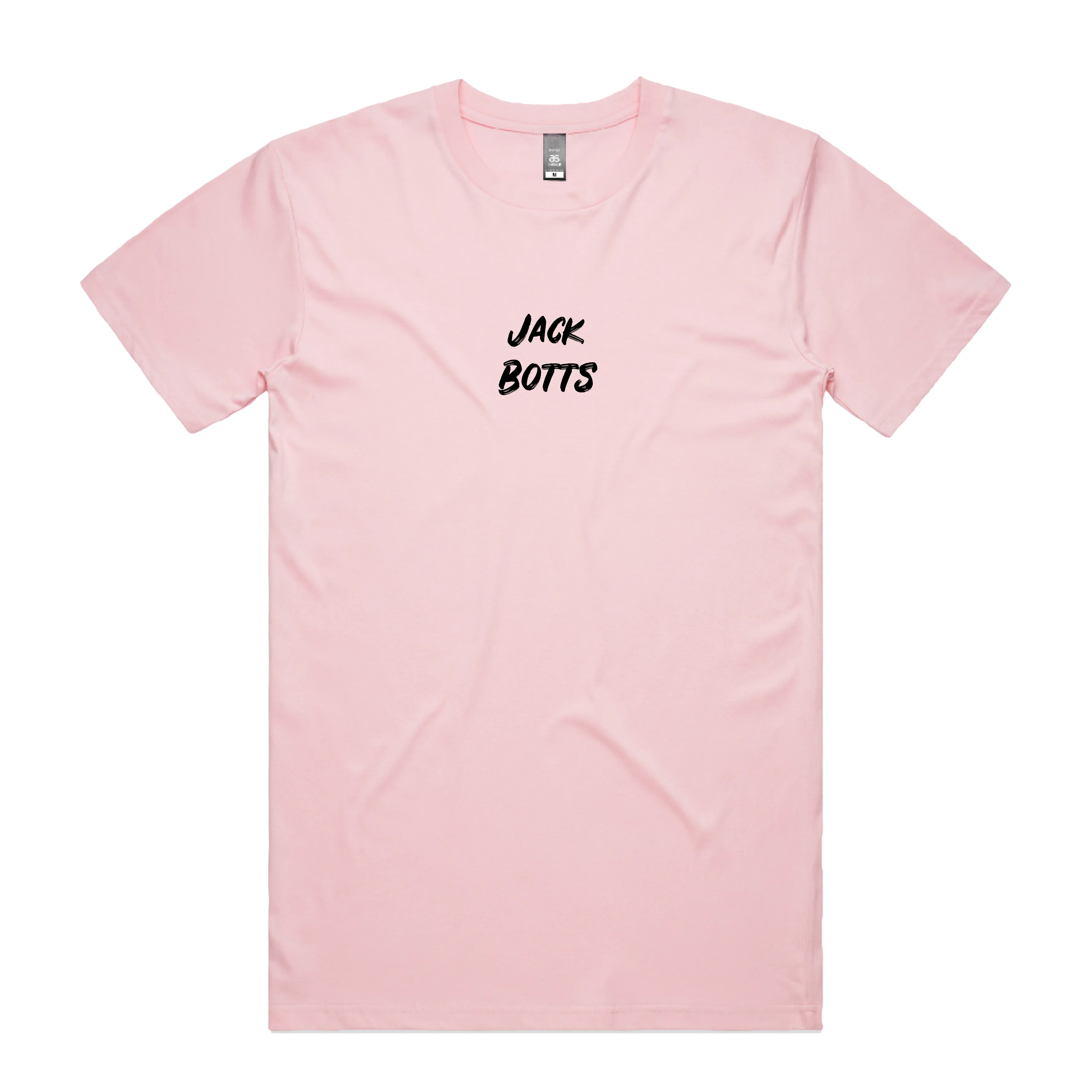 Stacked Logo Tee (Pink)