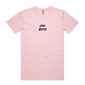 Stacked Logo Tee (Pink)