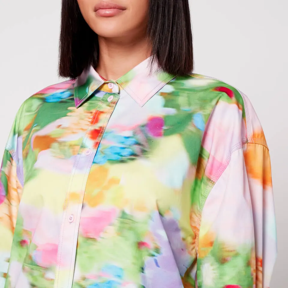 Stine Goya Charlotta Printed Organic Cotton Shirt - S | Coggles