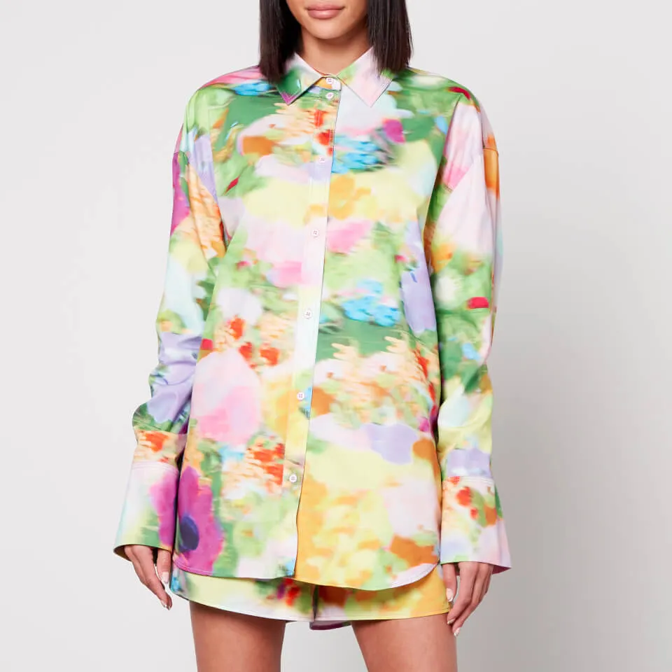 Stine Goya Charlotta Printed Organic Cotton Shirt - S | Coggles