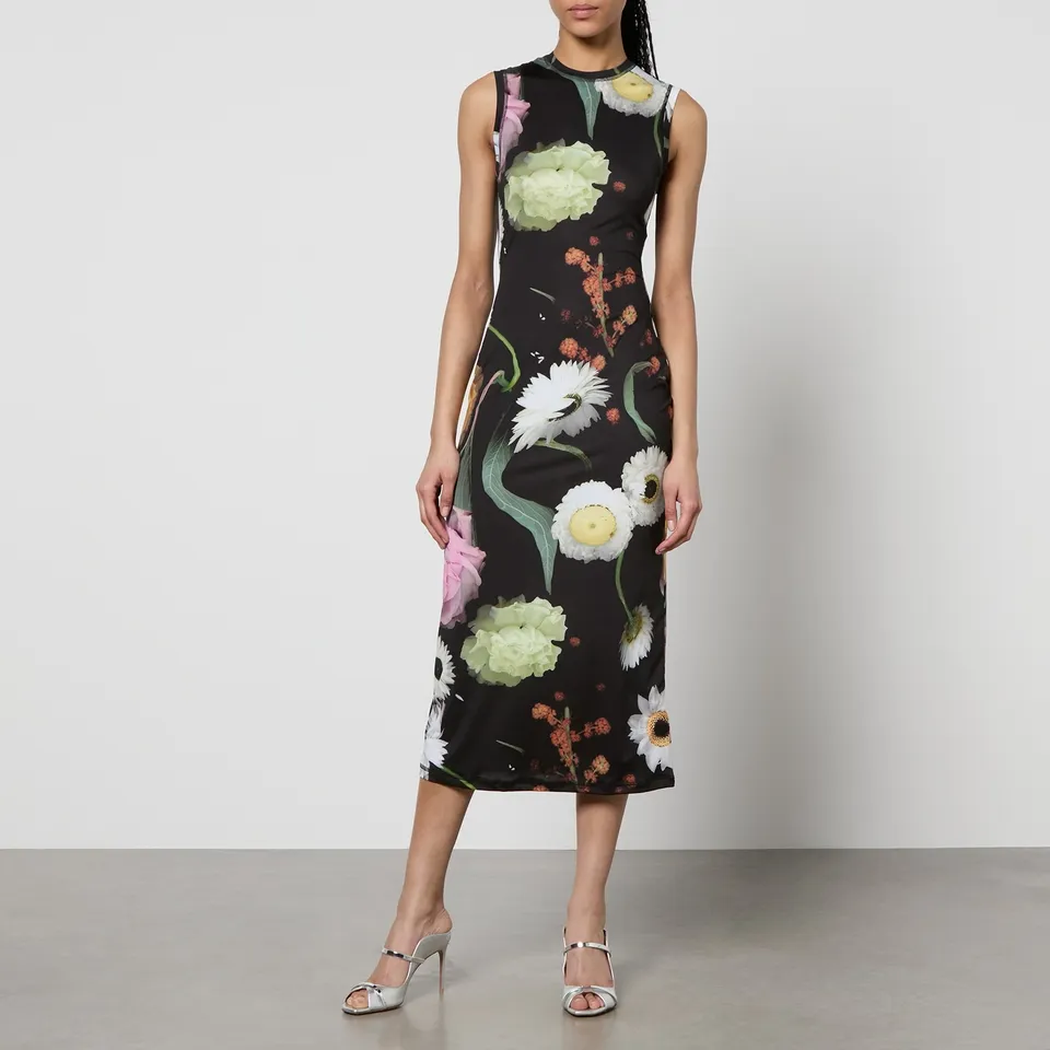 Stine Goya Danya Floral-Print Jersey Midi Dress - XS/S | Coggles