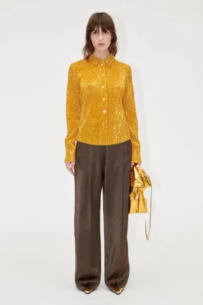 Stine Goya Daya Shirt - Gold: S