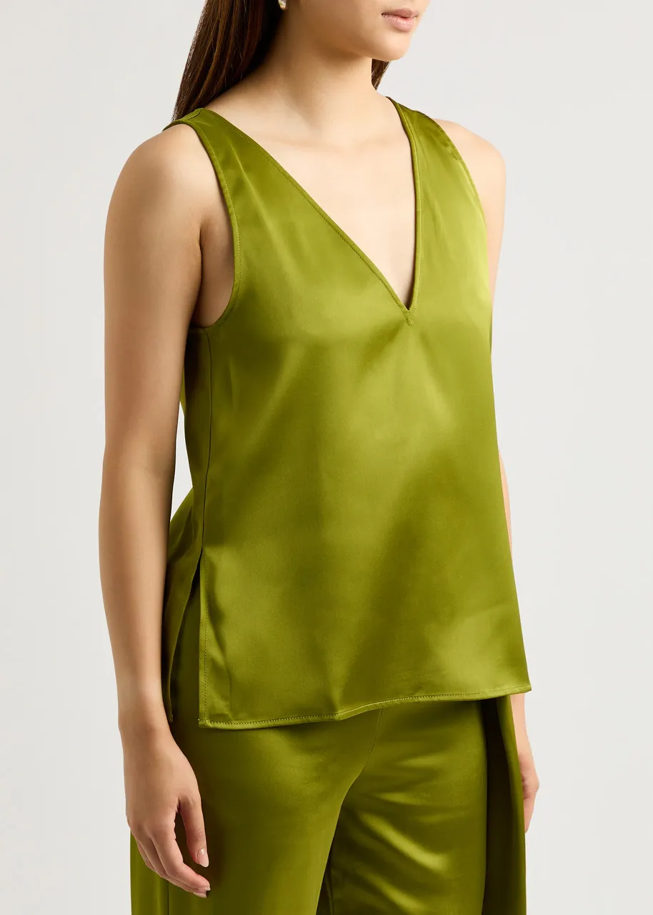 STINE GOYA Elanor satin top  -                         -                     -                