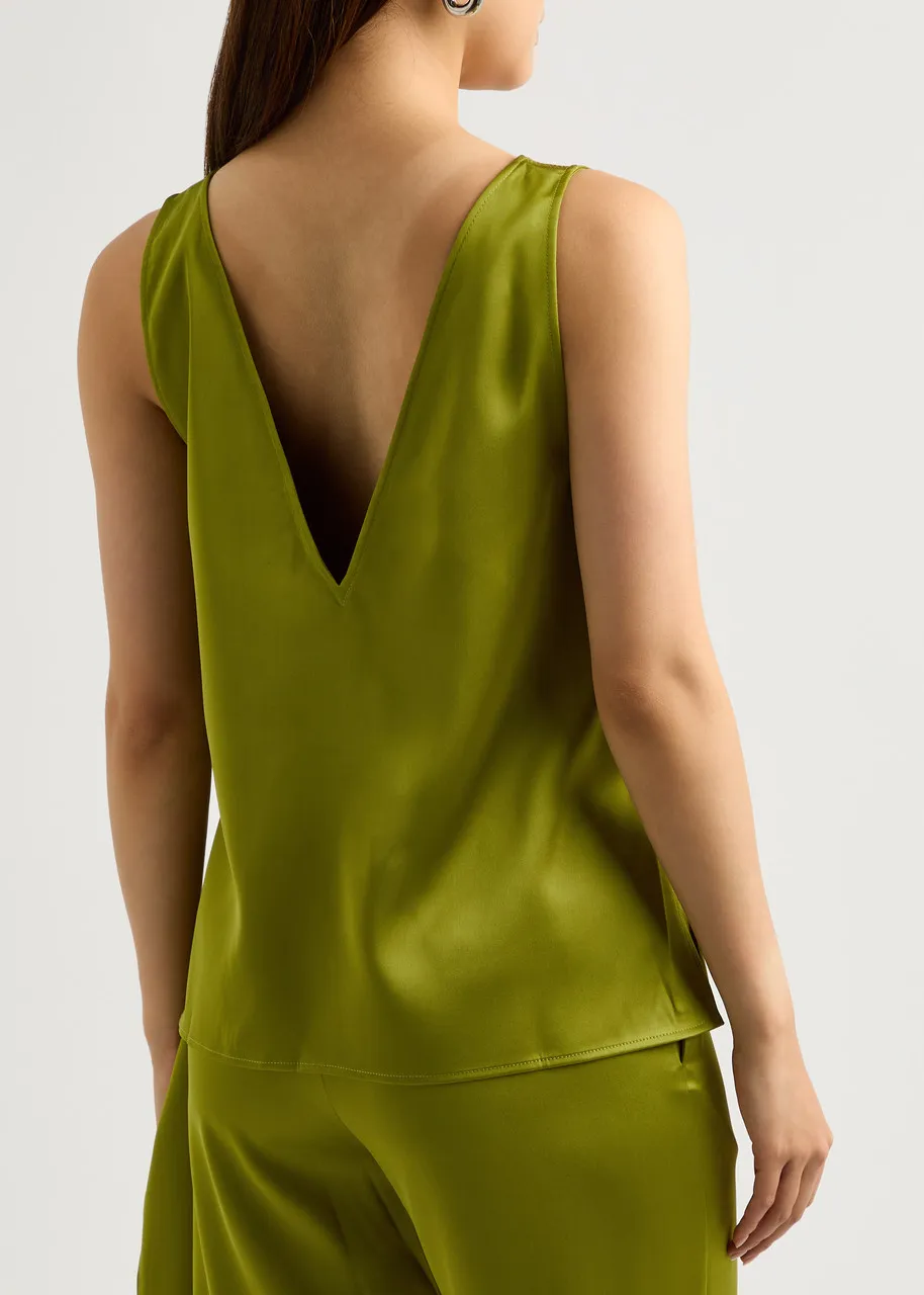 STINE GOYA Elanor satin top  -                         -                     -                