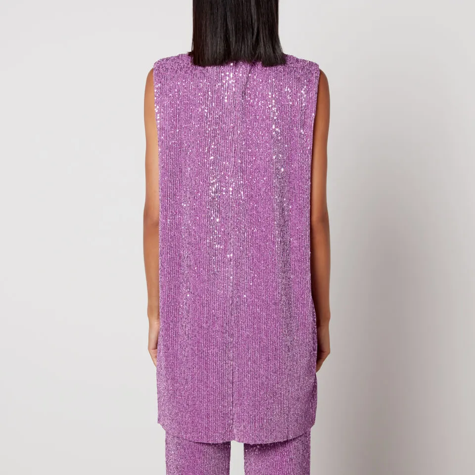 Stine Goya Isha Sequined Jersey Mini Dress - L | Coggles