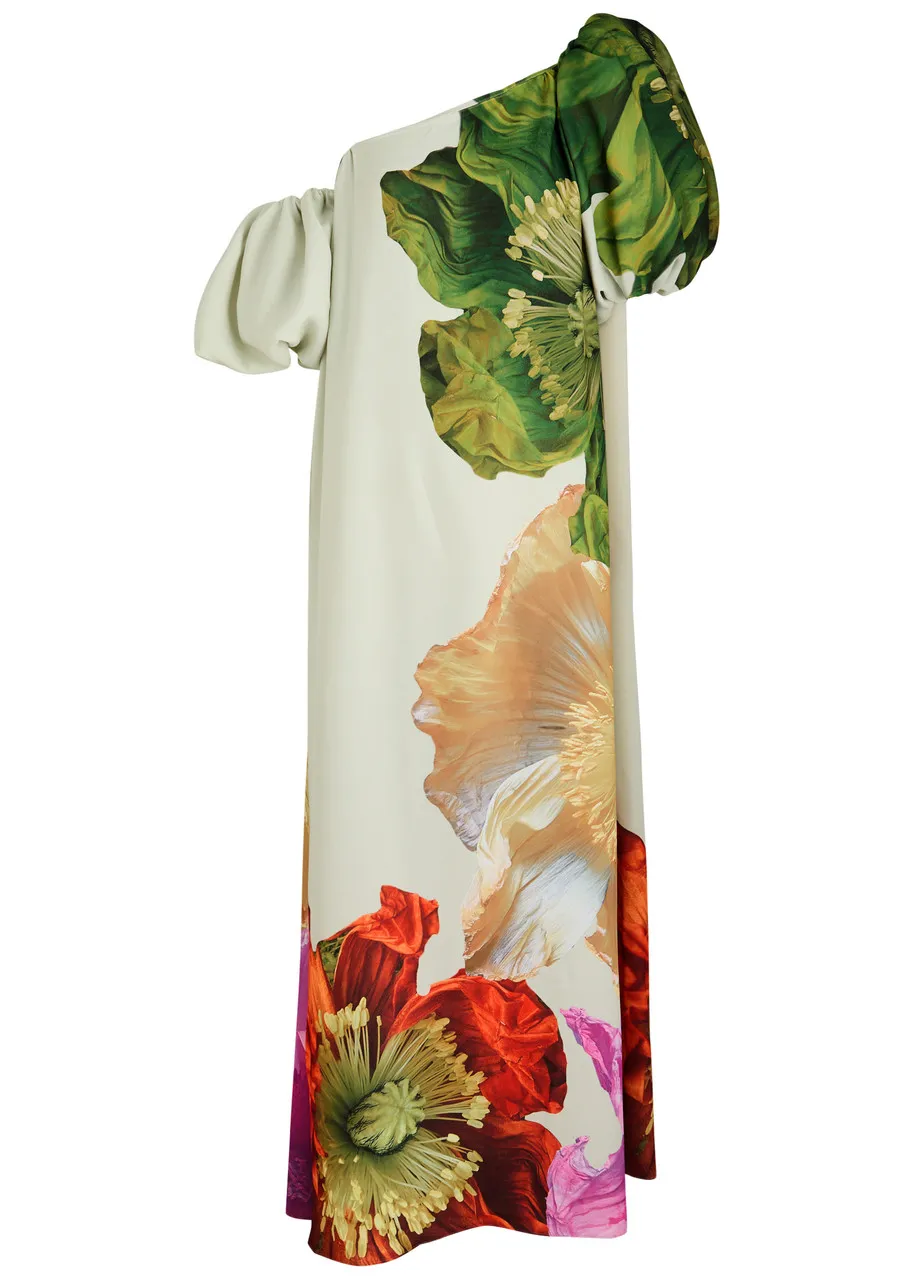 STINE GOYA Payton floral-print gown  -                         -                     -                