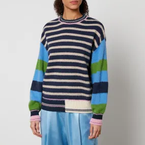 Stine Goya Shea Striped Intarsia-Knit Jumper - XXS | Coggles