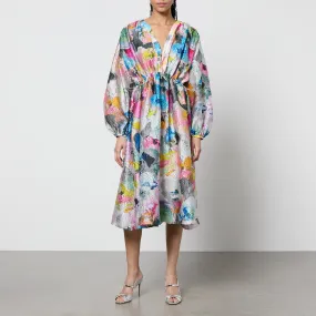 Stine Goya Veroma Floral-Print Jersey Midi Dress - XS | Coggles