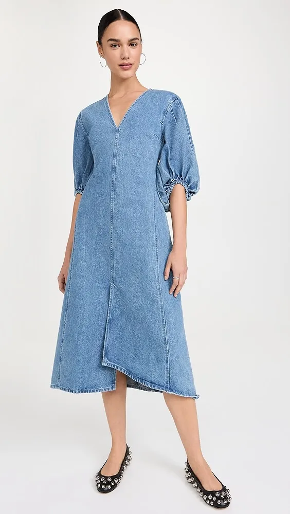 Stine Goya   Volume Sleeves Midi Dress 