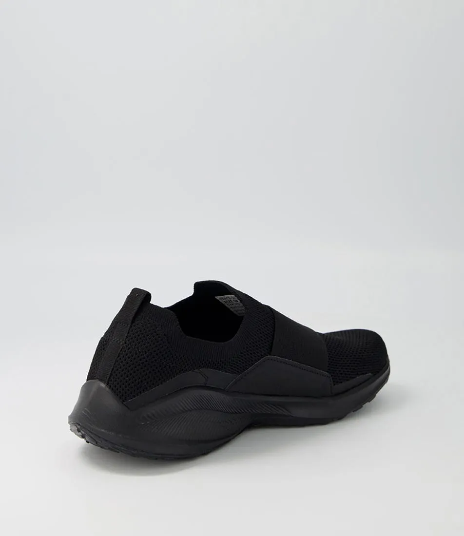 SUPERSOFT Peace Black Knit Sneakers