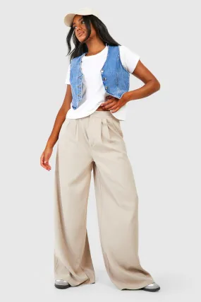 Tailored Wide Leg Pants