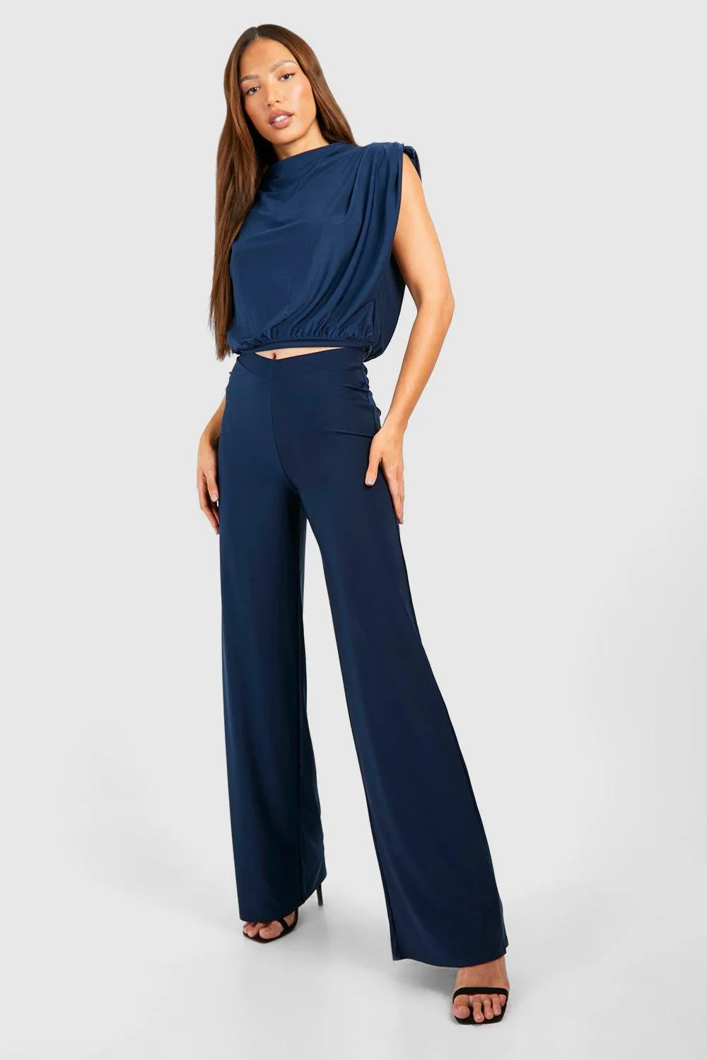 Tall Double Slinky Wide Leg Pants