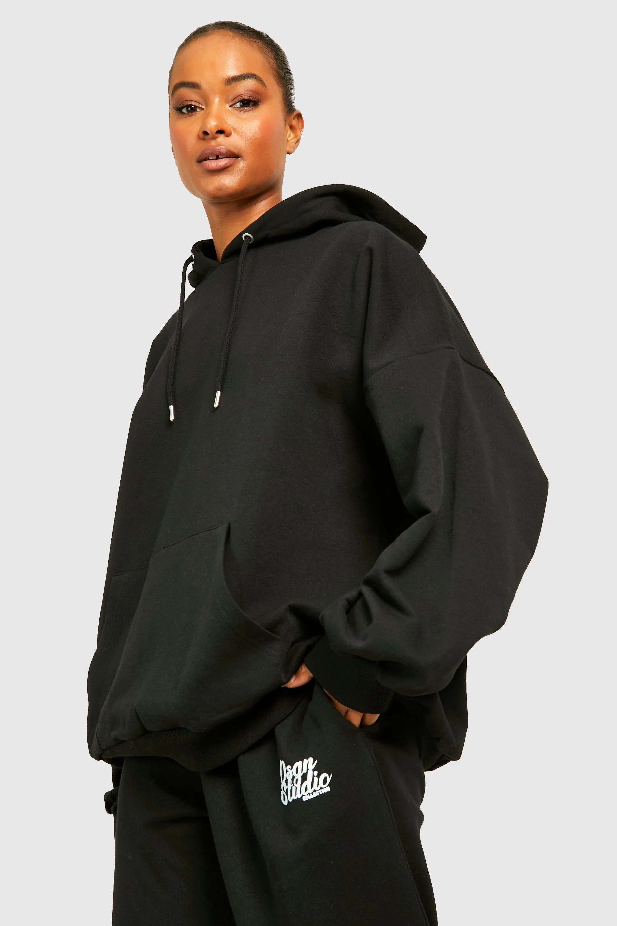 Tall Thick Hem Super Oversized Hoodie