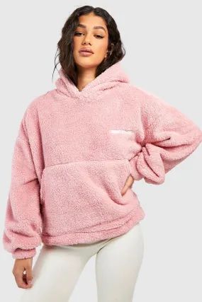 Teddy Fleece Oversized Hoodie