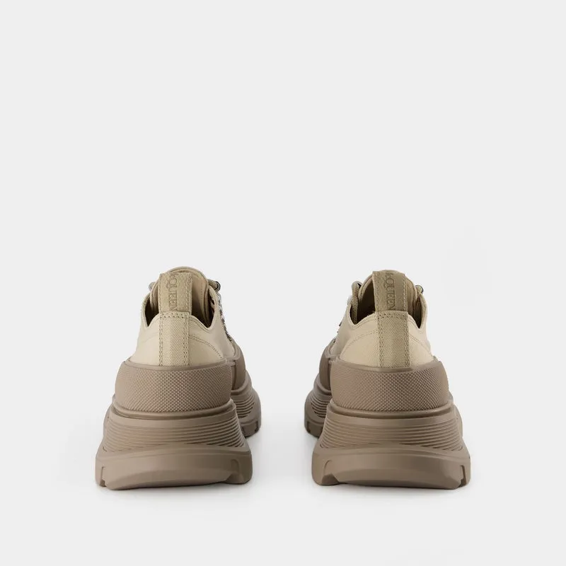 Tread Slick Sneakers - Alexander Mcqueen - Brown - Canvas