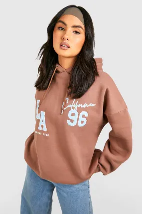 Varsity Applique Oversized Hoodie