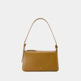 Virginie Hobo Bag - A.P.C - Leather - Brown