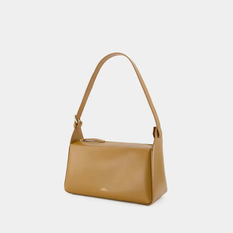 Virginie Hobo Bag - A.P.C - Leather - Brown