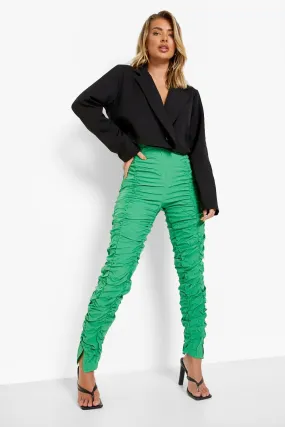 Woven Extreme Ruched Pants