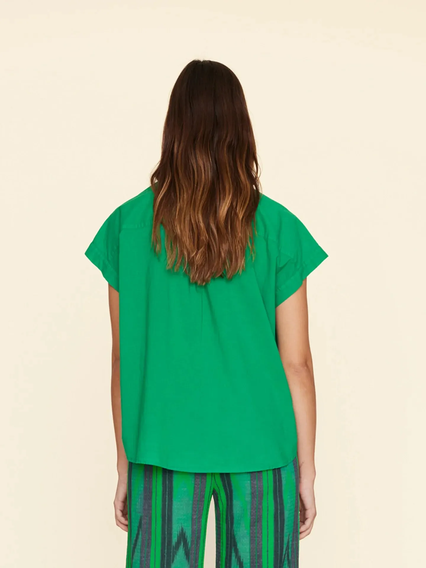 Xirena HOMER Short Sleeve Button Down in Sea Green 