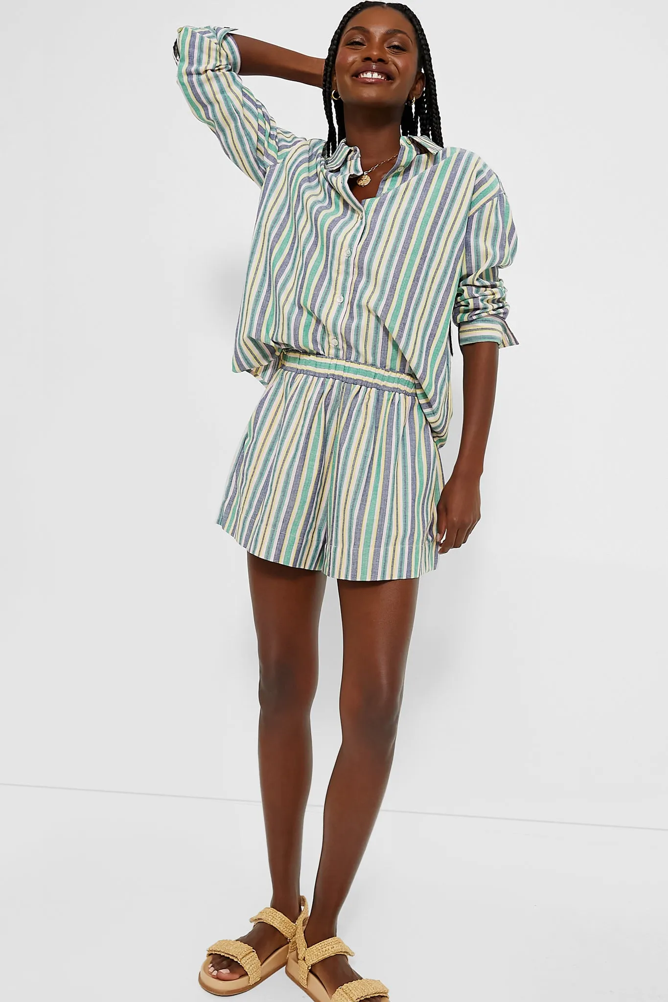 Zephyr Stripe Keegan Button Down